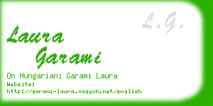 laura garami business card